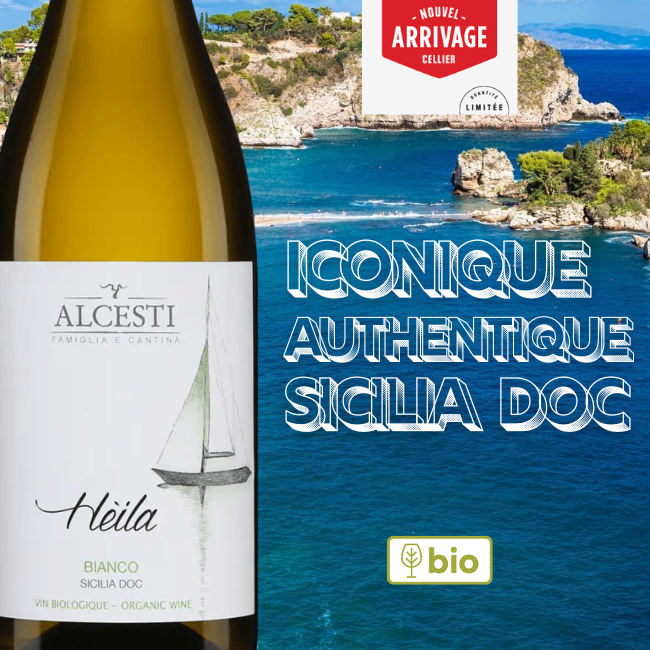 Heila Bianco d’Alcesti : un blanc sicilien bio lumineux apprécié par les critiques